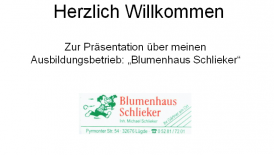 Lernsituation: Ich stelle meinen Ausbildungsbetrieb vor
